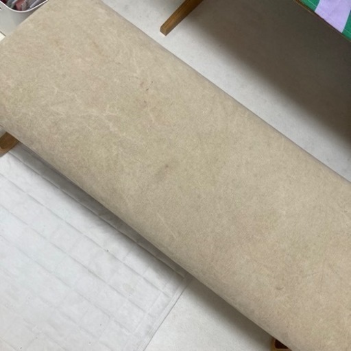 無印　リビングでもダイニングでもつかえるベンチ　カバー付 