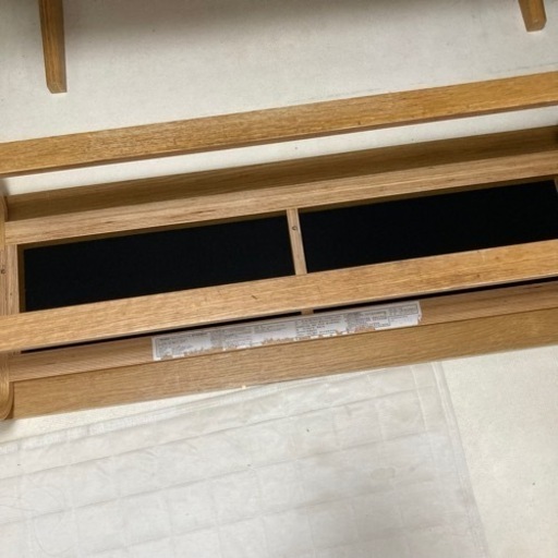 無印　リビングでもダイニングでもつかえるベンチ　カバー付 