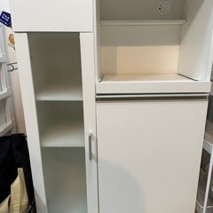 食器棚　白　ニトリ　取引中の画像