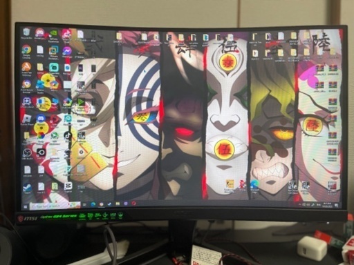 テーブル付きコンピューターセット