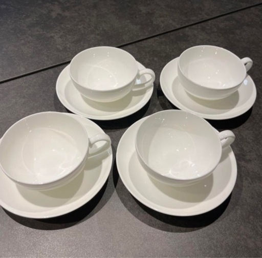 ビレロイアンドボッホ　ティーカップアンドソーサー　スープカップ　4つセット