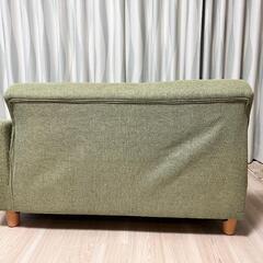 クッション＆オットマン付き収納ソファーの画像