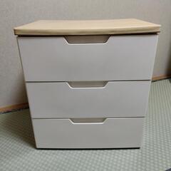 ウッドトップチェスト 3段