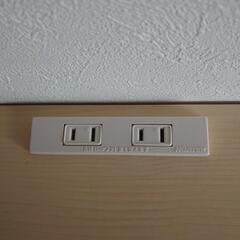 木目調デスク(チェアセット)の画像