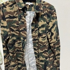 BROWNY カモ柄ネルシャツあげますの画像