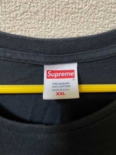 【美品】supreme シュプリーム　Tシャツ　XXL 黒