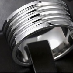 【新品】リング　銀色　7号の画像