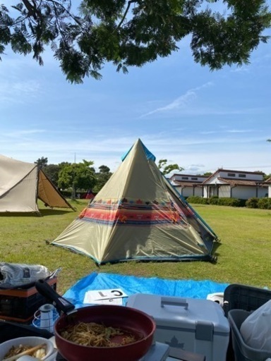ロゴス　ナバホ　Tepee300、タープ付き