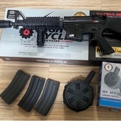 東京マルイ ハイサイクル M4  CRW   ドラムマガジン等セ...