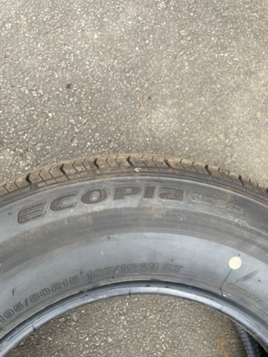 23年製　ブリヂストン　ECOPIA  195/80R15 ４本