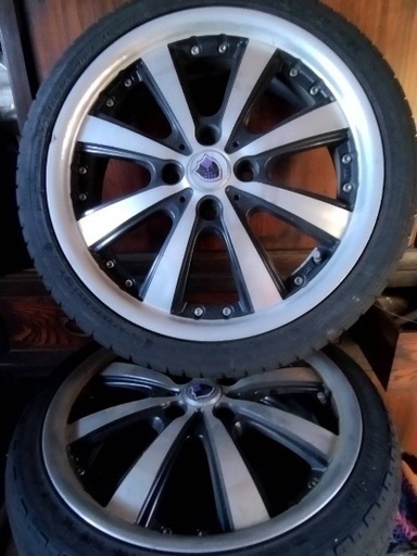 タイヤホイール　メッキホイール　16インチ