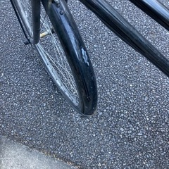 自転車　27インチ　あさひ　黒の画像