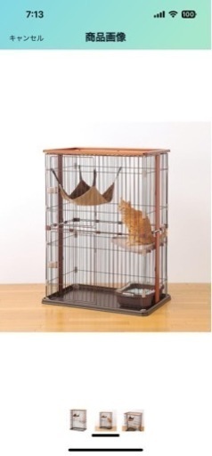 ボンビアルコン (Bonbi) ウッドワンサークル キャット 2段タイプ