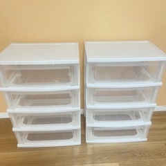 商談衣装ケース　４段　2つセット　美品　幅54×高78