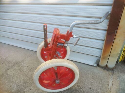 移動車輪　抵抗棒　尾輪付回転式抵抗棒