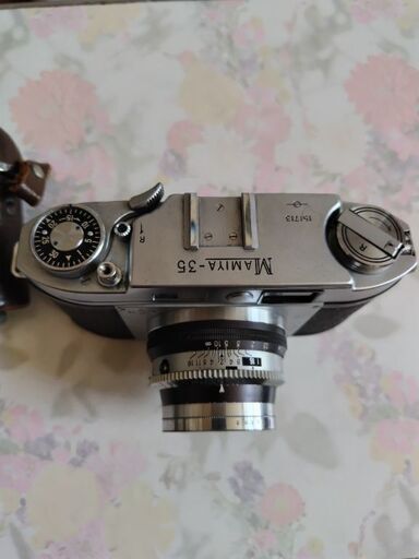 昭和レトロ・アンテークマミヤフイルムカメラMAMIYA-35 (金