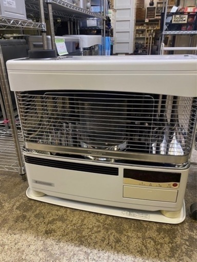 万代店　分解掃除済み　床暖房付き コロナ半密閉式石油ストーブ  UH-7710Pk 煙突ストーブ 灯油ストーブ