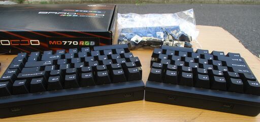 ☆ミステル Mistel BAROCCO MD770 メカニカルキーボード◆正統進化を遂げた左右分離型バロッコ