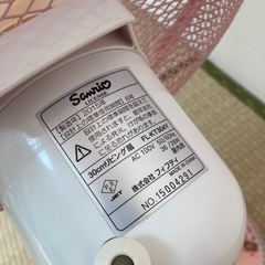 キティちゃん扇風機の画像