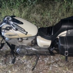 　ドラッグスター250 サイドバック付き