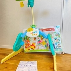 タカラトミー(TAKARA TOMY) ディズニー ベビートイ くまのプーさん えらべる回転 6WAYジムにへんしんメリー マルチカラーの画像