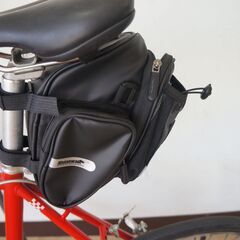 自転車工房モデル　ミニベロ、 ARKS　アークス　ARKS501　　20インチ　サドルバッグ付き　Wレバーの画像