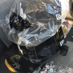 ニューエラ風ヘルメット&ニューエラキャップセットの画像