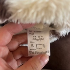値下げ！カバーオール 冬服 60.70 ベビー服　防寒の画像