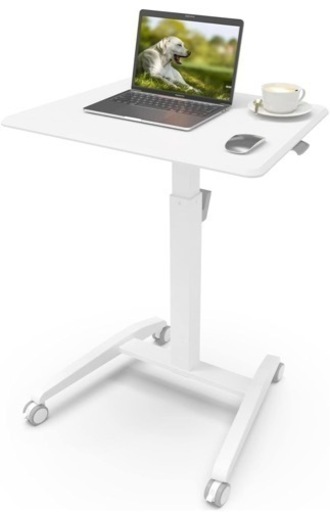 昇降式デスク　ホワイト
