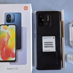 シムフリースマホ　xiaomi redmi12c ほぼ新品　