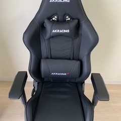 【12/21締め切ります】【価格応相談】ゲーミングチェア AKRACING OVERTURE ブラック 黒 デスクチェア 180度リクライニング