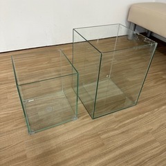 ハイタイプキューブ水槽2個　バラ売り