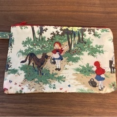【日時限定引取】ビニールコーティング　ポーチ　１８.８×１２.５...