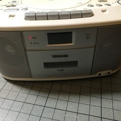 東芝　CDラジカセ　ジャンク品