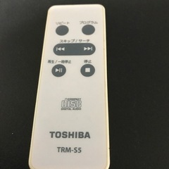 東芝　CDラジカセ　ジャンク品の画像