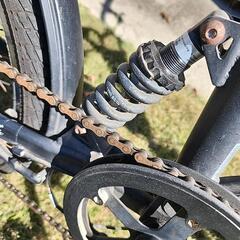 折りたたみ自転車の画像