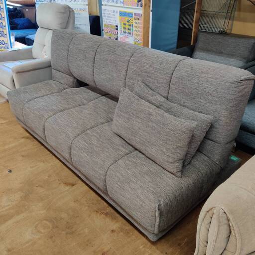 【愛品倶楽部柏店】布張りソファーベッド ワイドシングルサイズ