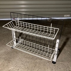 無料 ワイヤーネット カゴ カゴ型フック ダイソー 便利グッズの画像