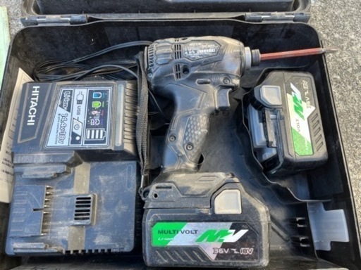 日立工機　インパクトドライバー　36v