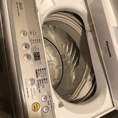 洗濯機 5.0kg 2017年購入 Panasonicの画像