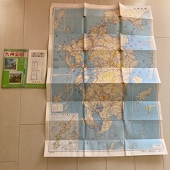 使用感あり 九州全図 塔文社