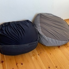 無印の人をダメにするクッション2個中古