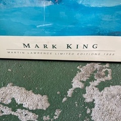 MARK KING 額入りポスターの画像