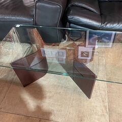【愛品館市原店】シモンズ｜トヴィリン｜ガラスセンターテーブル