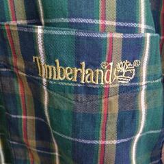 Timberland（ティンバーランド）メンズ用 チェック柄 半袖シャツ【中古】の画像