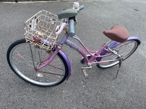 【値下げ】子ども用自転車　22インチ　ジュエルペット