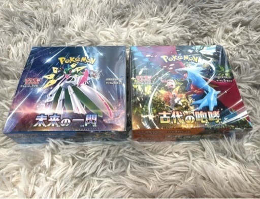 【早い者勝ち】新品未使用　シュリンク付 ポケモンカード ポケカ 古代の咆哮 未来の一閃 2BOX