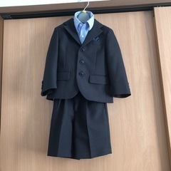 値段交渉あり子供スーツ　100センチ　靴16センチ
