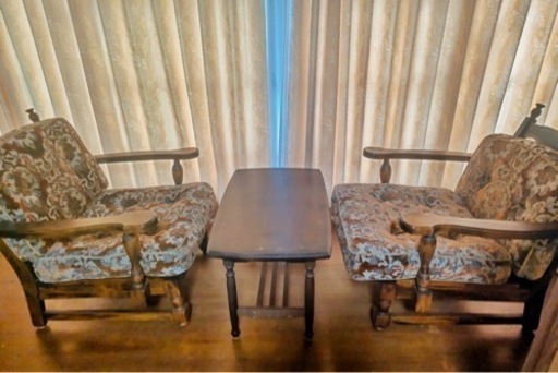 アンティーク調金華山織ラウンジセット