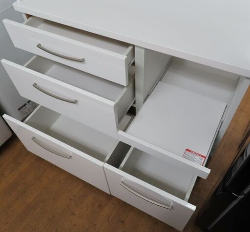 ♪ニトリ コパン100KB-WH キッチンボード レンジボード 食器棚 札幌♪ ♪ニトリ コパン100KB-WH キッチンボード レンジボード 食器棚 札幌♪